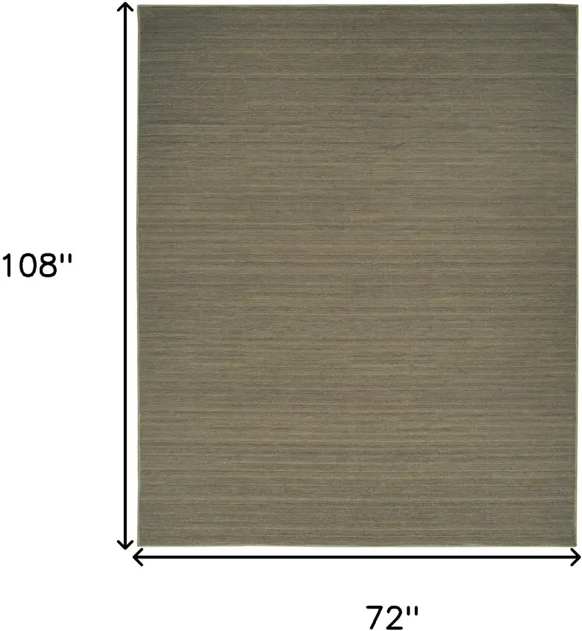 Green Abstract Washable Area Rug Photo 3