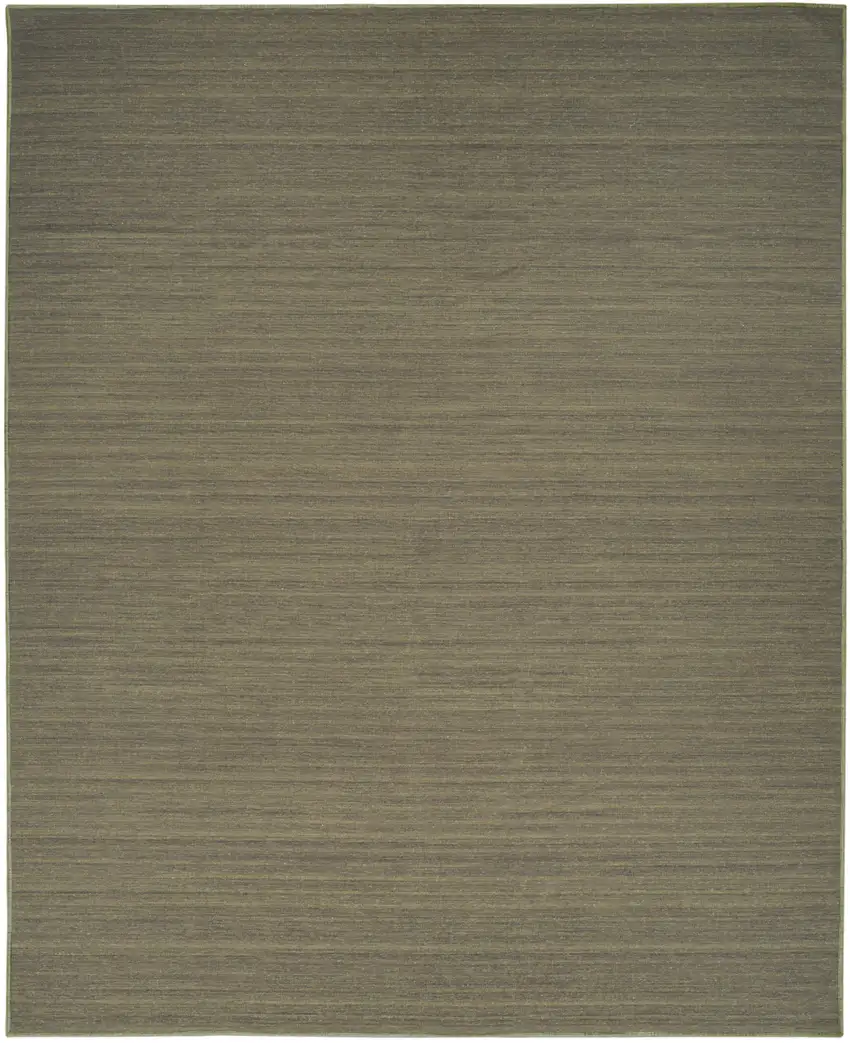 Green Abstract Washable Area Rug Photo 1