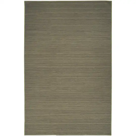 Green Abstract Washable Area Rug Photo 2