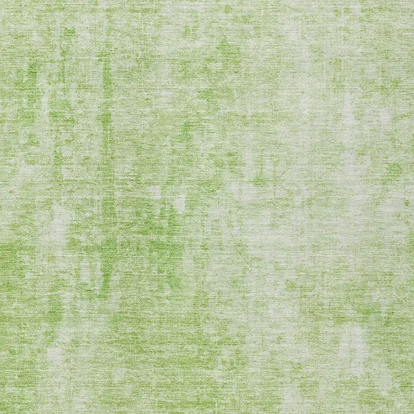 Green Abstract Washable Indoor Outdoor Area Rug Photo 5