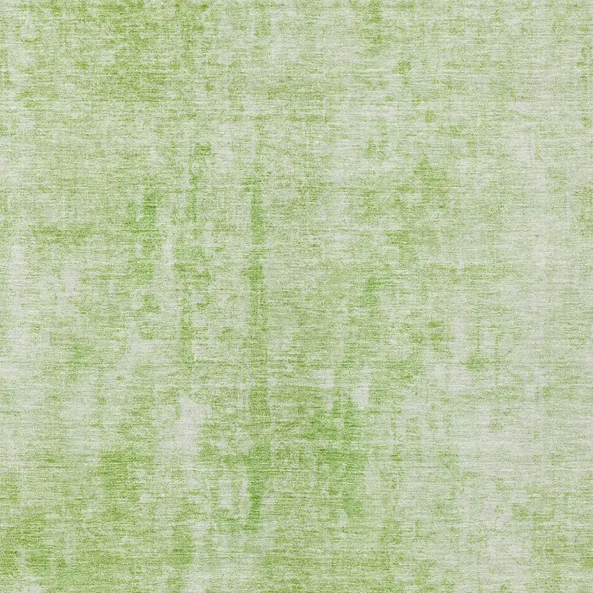 Green Abstract Washable Indoor Outdoor Area Rug Photo 5