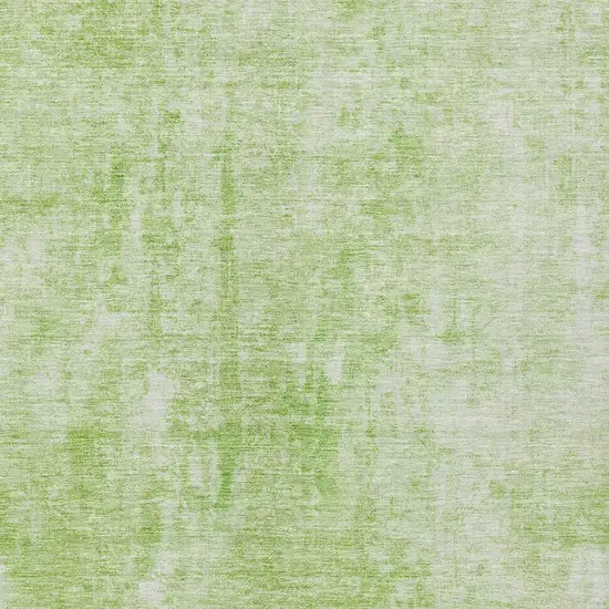 Green Abstract Washable Indoor Outdoor Area Rug Photo 5