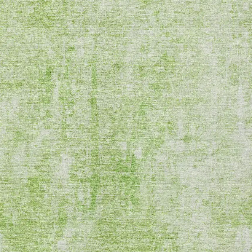 Green Abstract Washable Indoor Outdoor Area Rug Photo 5