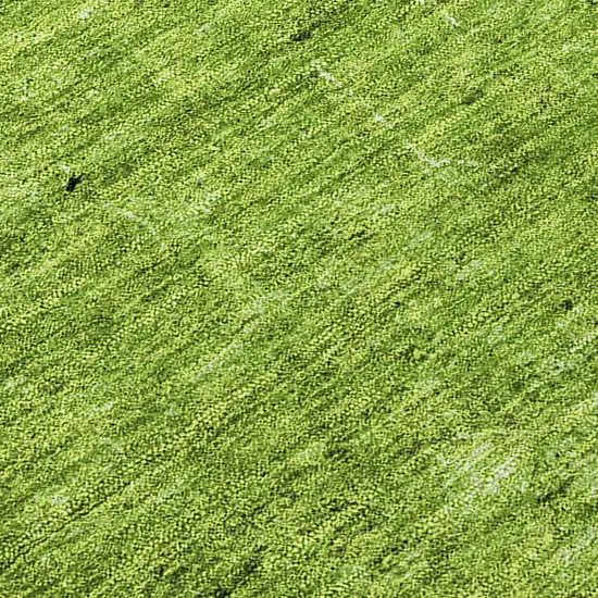 Green Abstract Washable Non Skid Indoor Outdoor Area Rug Photo 9