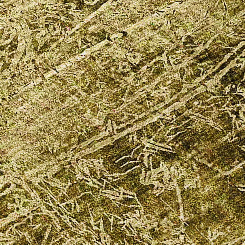 Green Abstract Washable Non Skid Indoor Outdoor Area Rug Photo 8