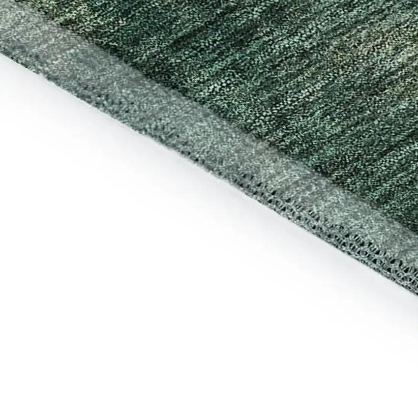 Green And Beige Abstract Washable Area Rug With UV Protection Photo 7