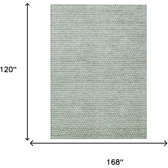 Green And Blue Striped Washable Indoor Outdoor Area Rug Photo 7