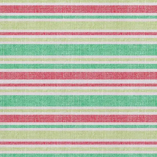 Green And Blush Striped Washable Area Rug With UV Protection Photo 3