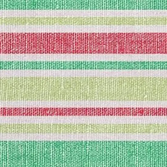 Green And Blush Striped Washable Area Rug With UV Protection Photo 4
