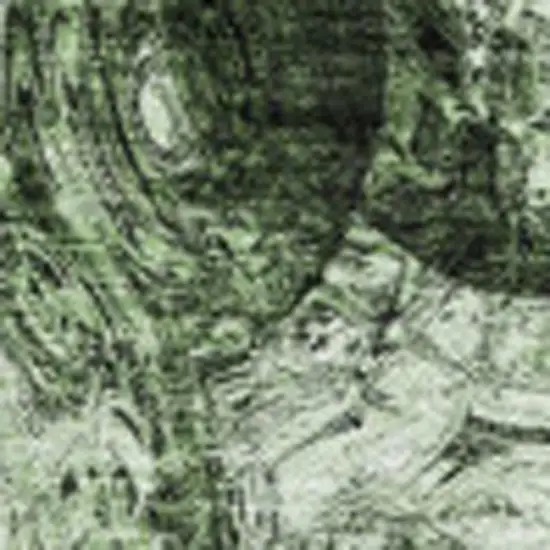 Green And Charcoal Abstract Washable Area Rug With UV Protection Photo 3