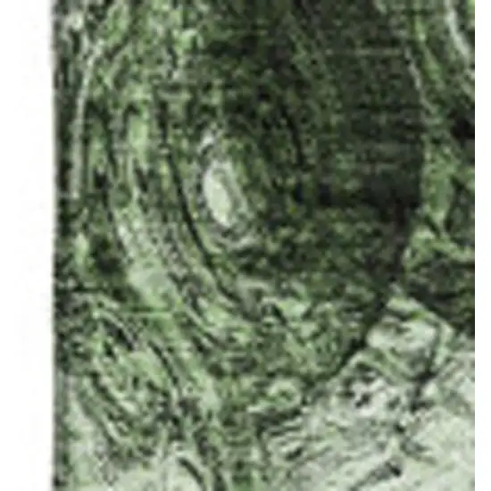 Green And Charcoal Abstract Washable Area Rug With UV Protection Photo 3