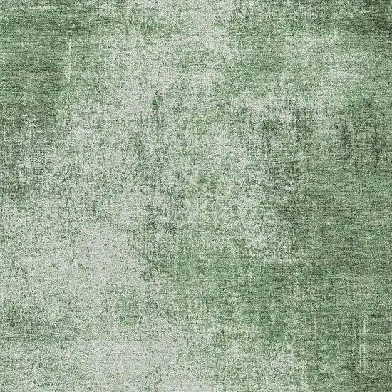 Green And Charcoal Abstract Washable Indoor Outdoor Area Rug Photo 4