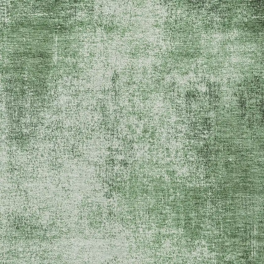 Green And Charcoal Abstract Washable Indoor Outdoor Area Rug Photo 9