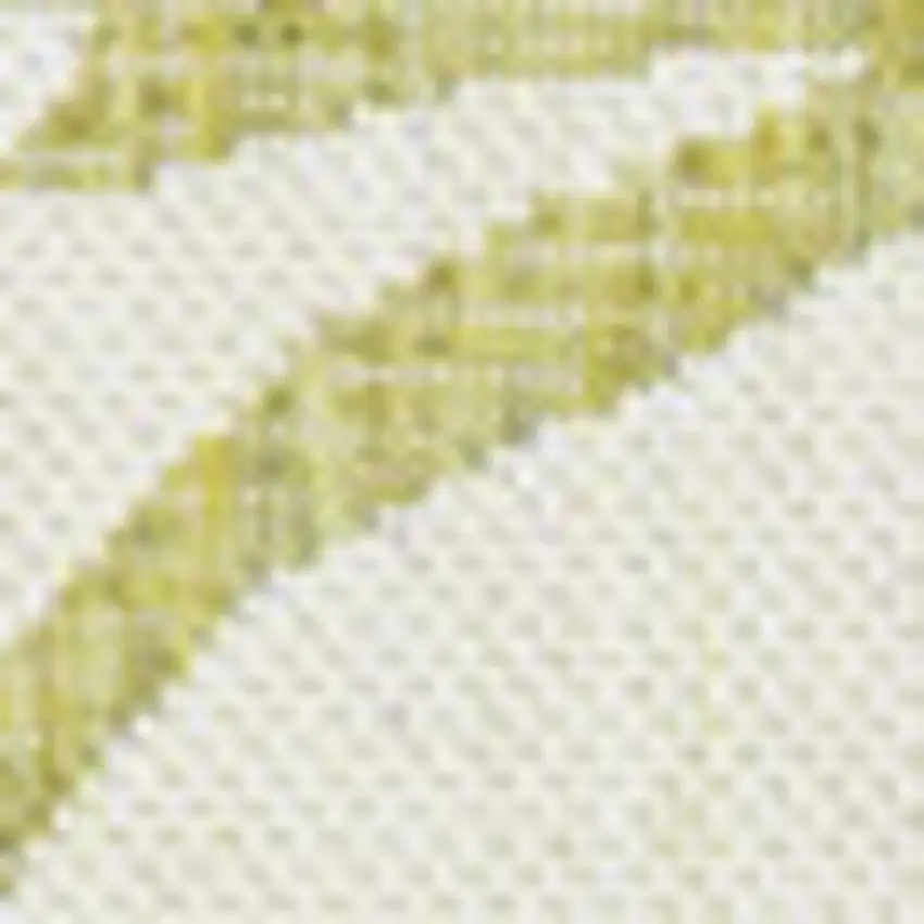 Green And Cream Floral Indoor Outdoor Area Rug Photo 2