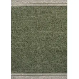 Photo of Green And Cream Indoor Outdoor Area Rug