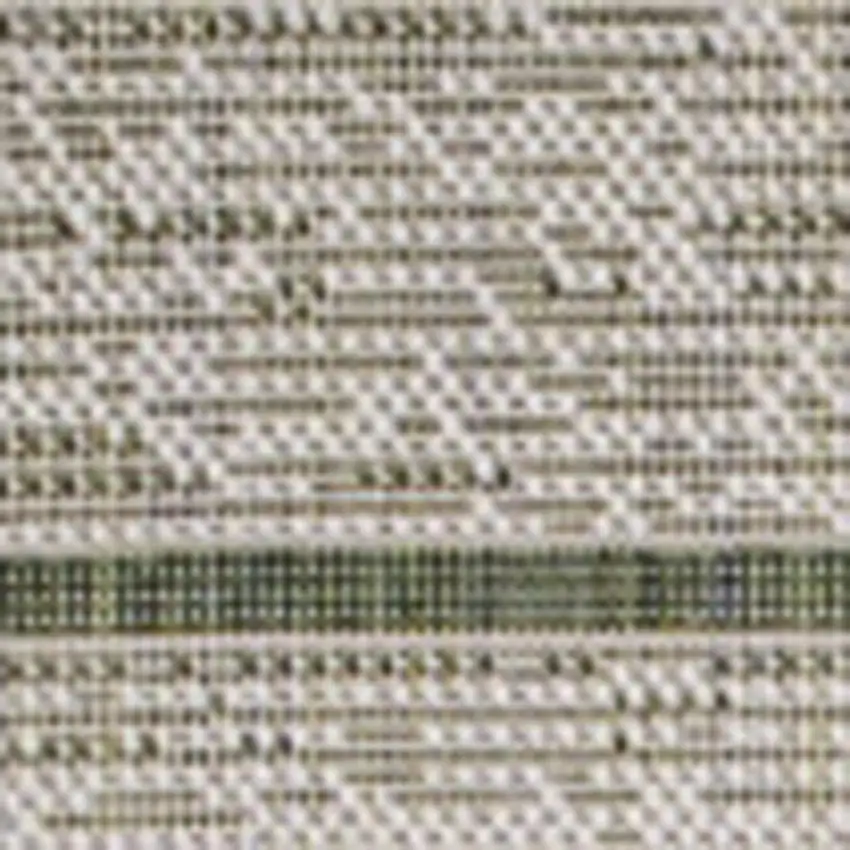 Green And Cream Indoor Outdoor Area Rug Photo 2