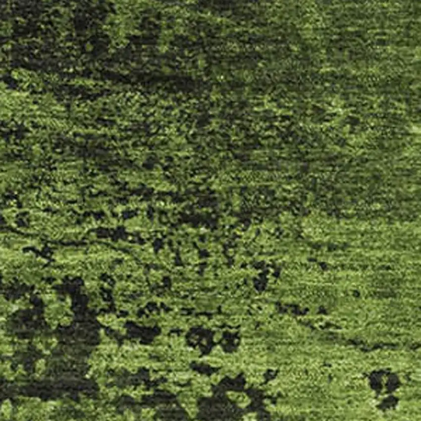 Green And Gray Abstract Washable Area Rug With UV Protection Photo 3