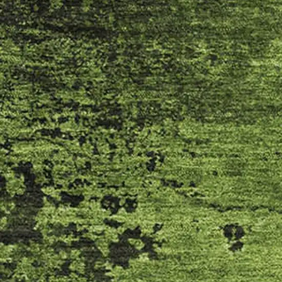 Green And Gray Abstract Washable Area Rug With UV Protection Photo 3