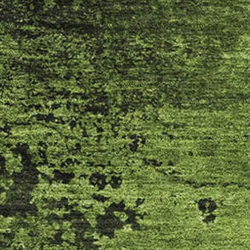 Green And Gray Abstract Washable Area Rug With UV Protection Photo 3