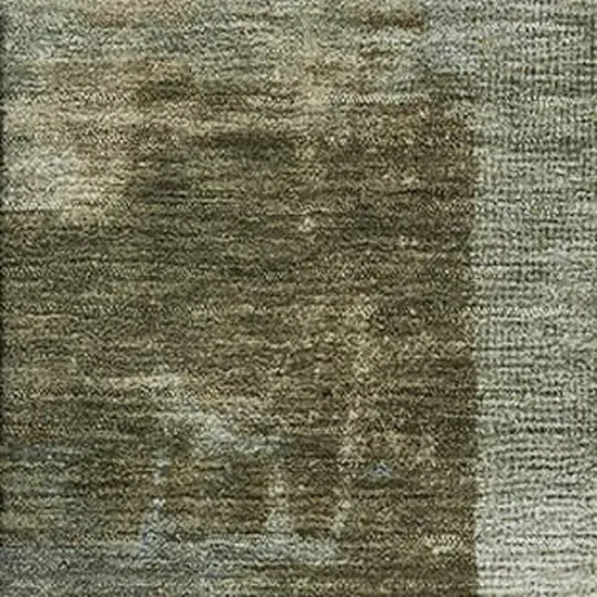 Green And Gray Abstract Washable Area Rug With UV Protection Photo 3