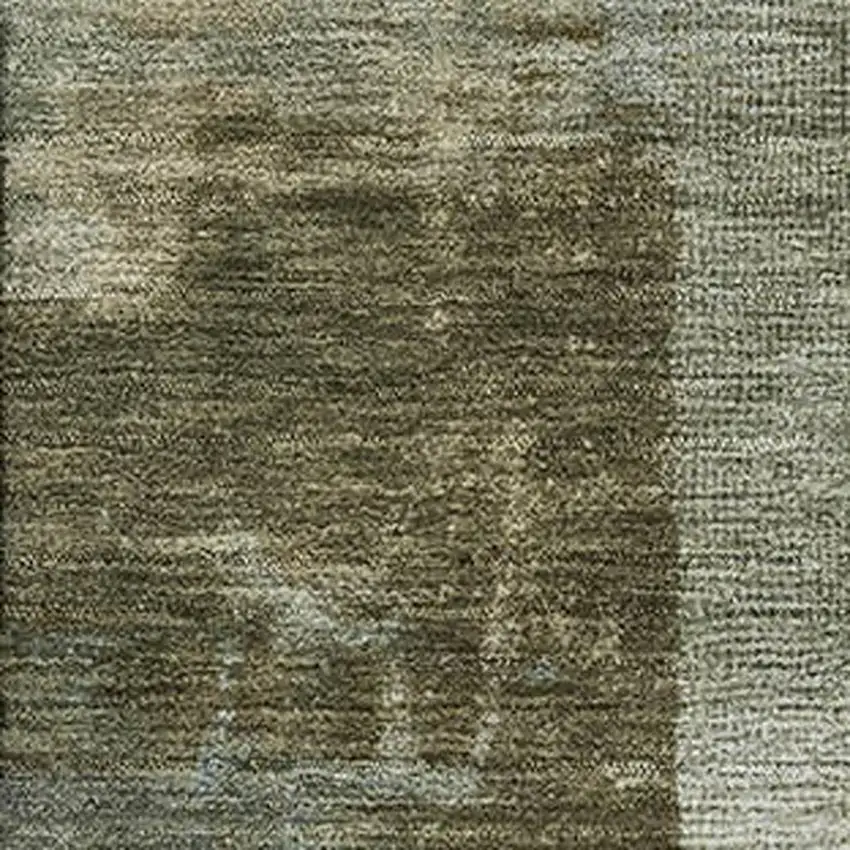 Green And Gray Abstract Washable Area Rug With UV Protection Photo 3