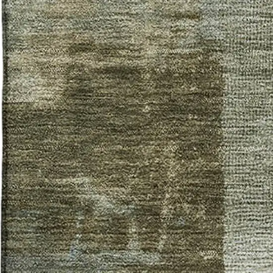 Green And Gray Abstract Washable Area Rug With UV Protection Photo 3