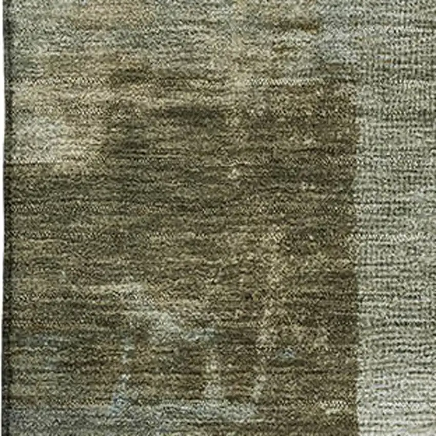 Green And Gray Abstract Washable Area Rug With UV Protection Photo 3