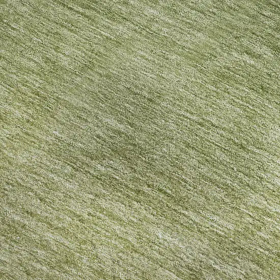 Green And Gray Ombre Washable Area Rug With UV Protection Photo 4