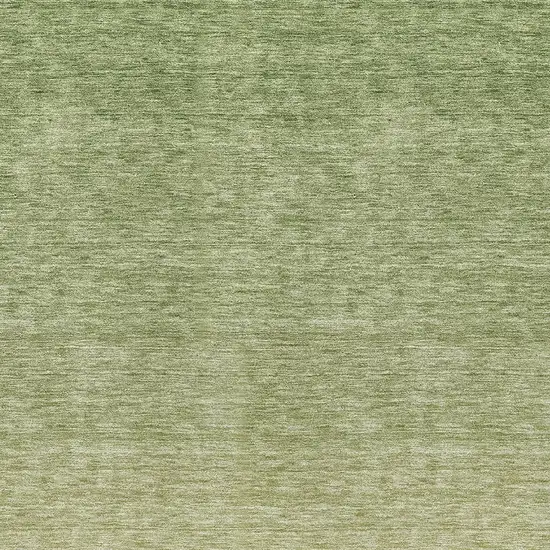 Green And Gray Ombre Washable Area Rug With UV Protection Photo 9