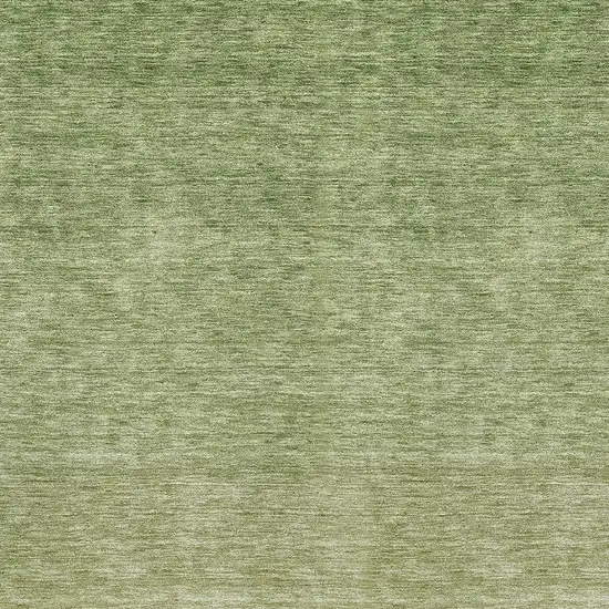 Green And Gray Ombre Washable Area Rug With UV Protection Photo 3