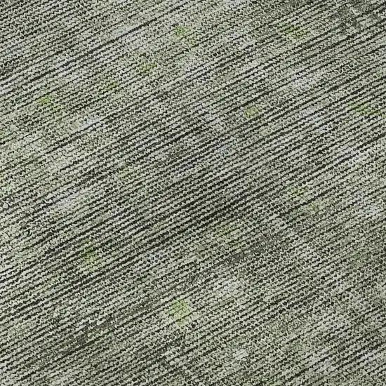 Green And Gray Southwestern Washable Area Rug With UV Protection Photo 6