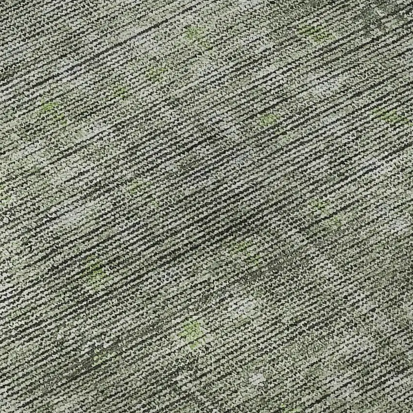 Green And Gray Southwestern Washable Area Rug With UV Protection Photo 9