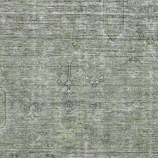 Green And Gray Southwestern Washable Area Rug With UV Protection Photo 3