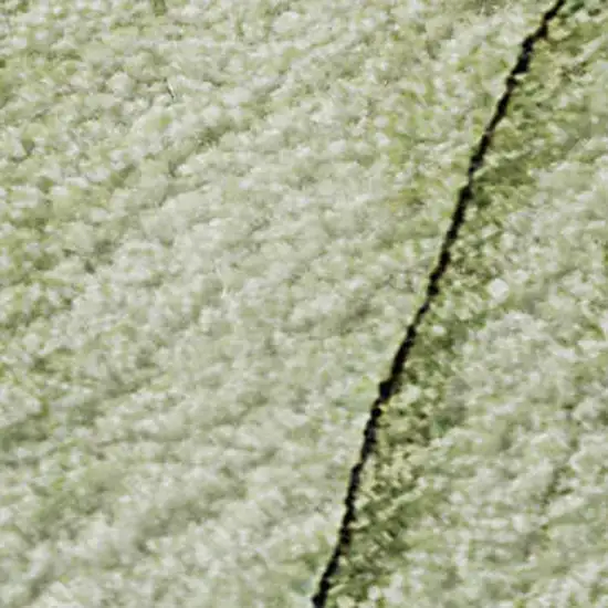 Green And Ivory Abstract Washable Area Rug With UV Protection Photo 4