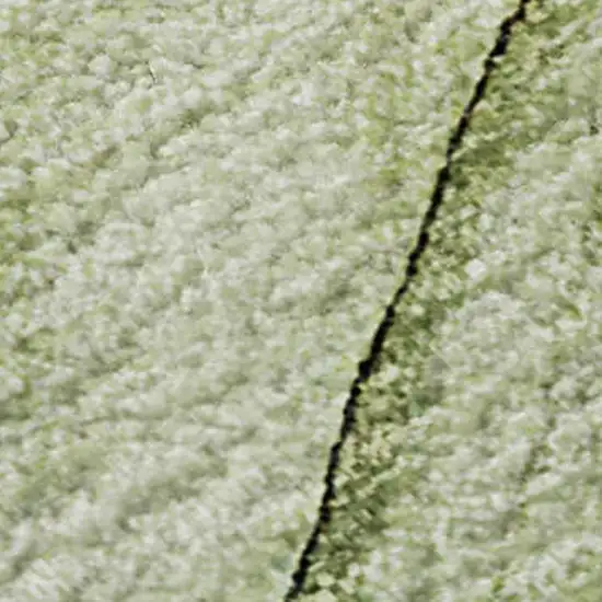 Green And Ivory Abstract Washable Area Rug With UV Protection Photo 4