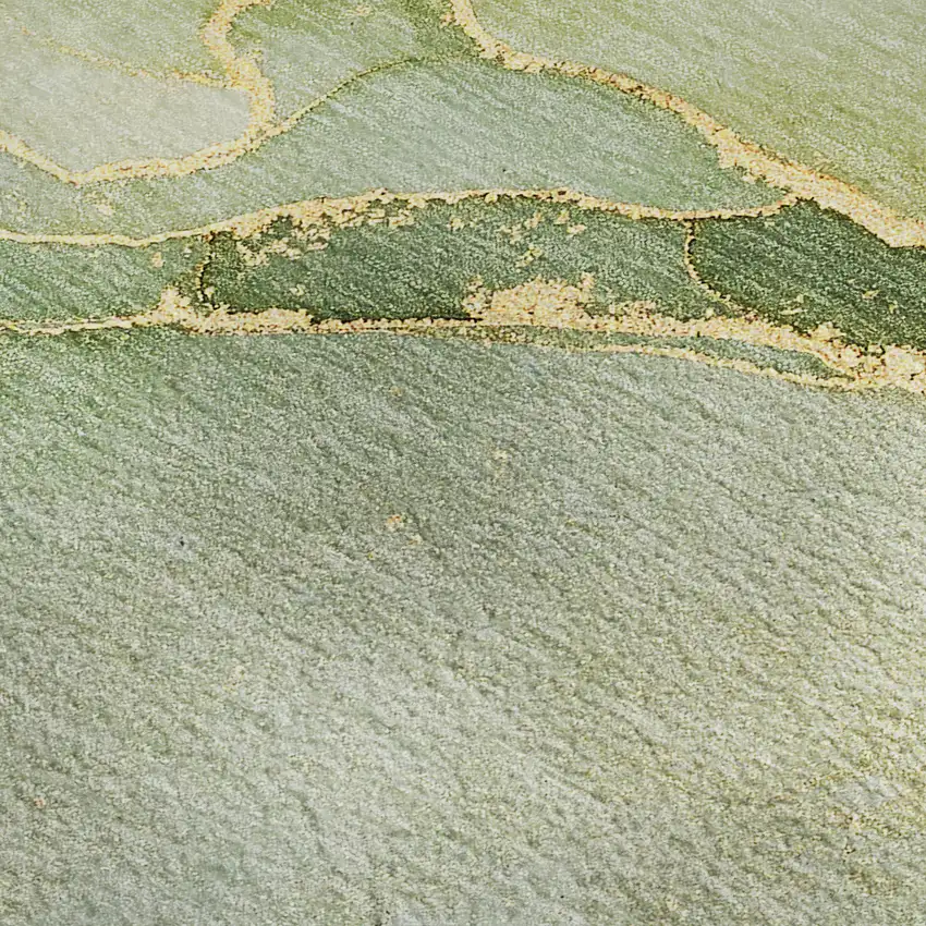 Green And Ivory Abstract Washable Area Rug With UV Protection Photo 7