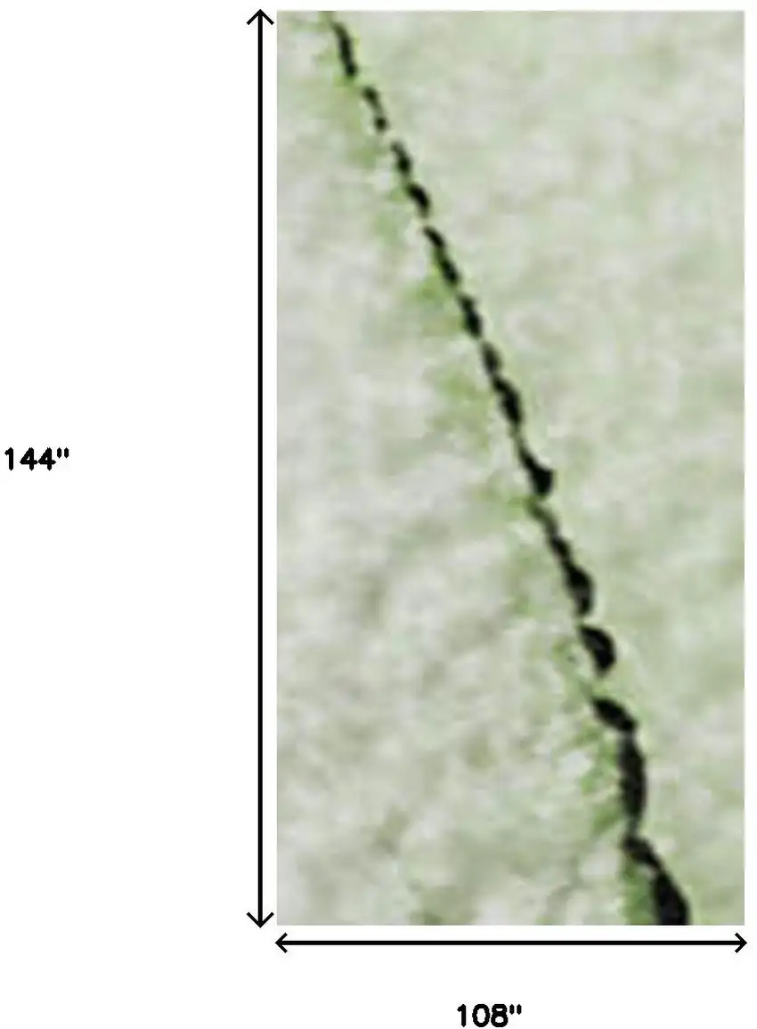 Green And Ivory Abstract Washable Area Rug With UV Protection Photo 7