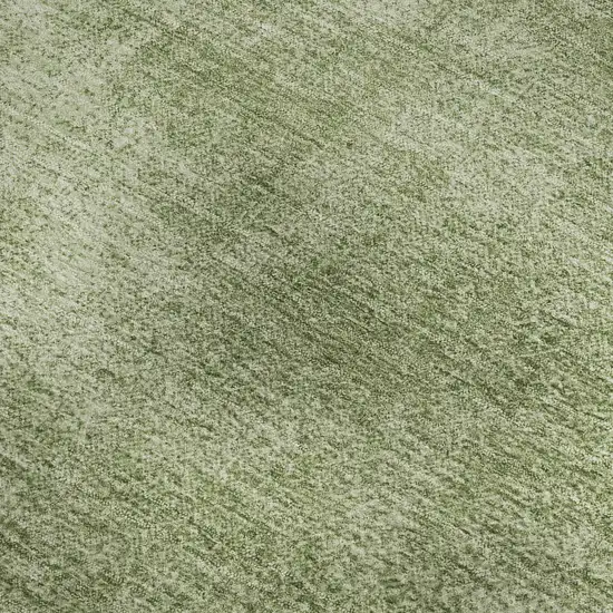 Green And Ivory Abstract Washable Area Rug With UV Protection Photo 3