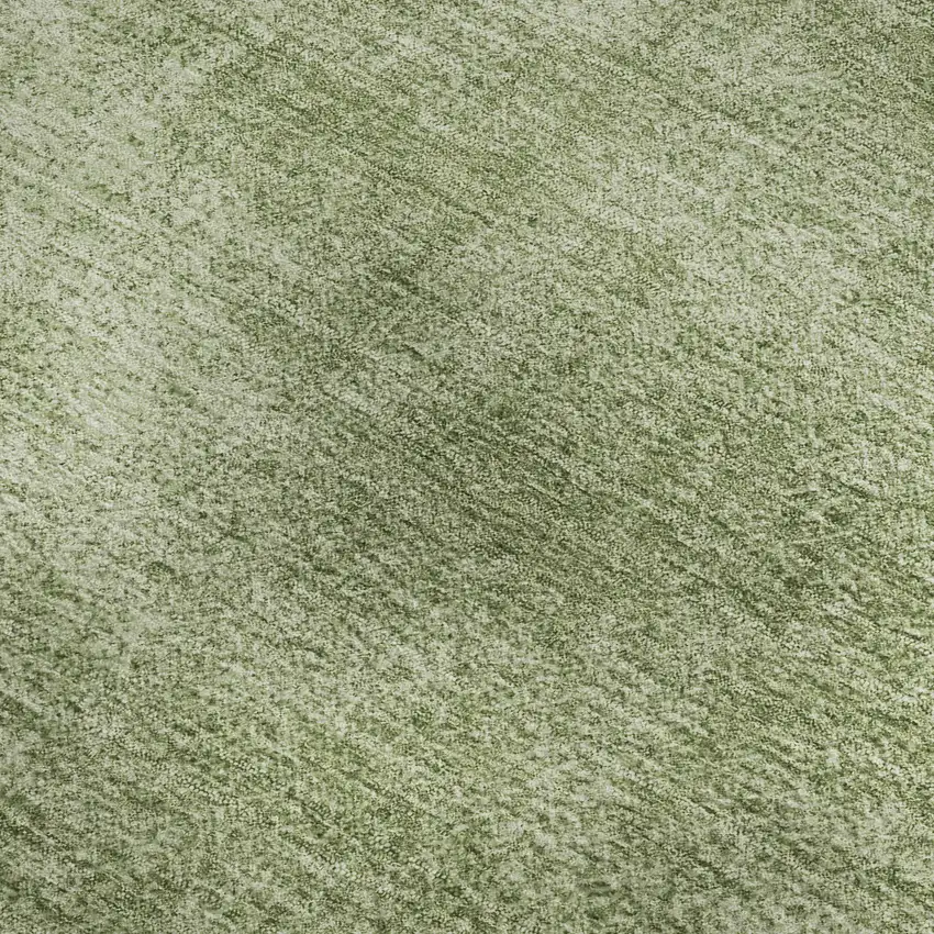 Green And Ivory Abstract Washable Area Rug With UV Protection Photo 3