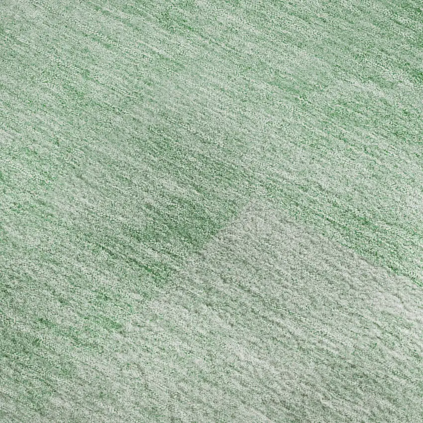 Green And Ivory Geometric Washable Area Rug With UV Protection Photo 8