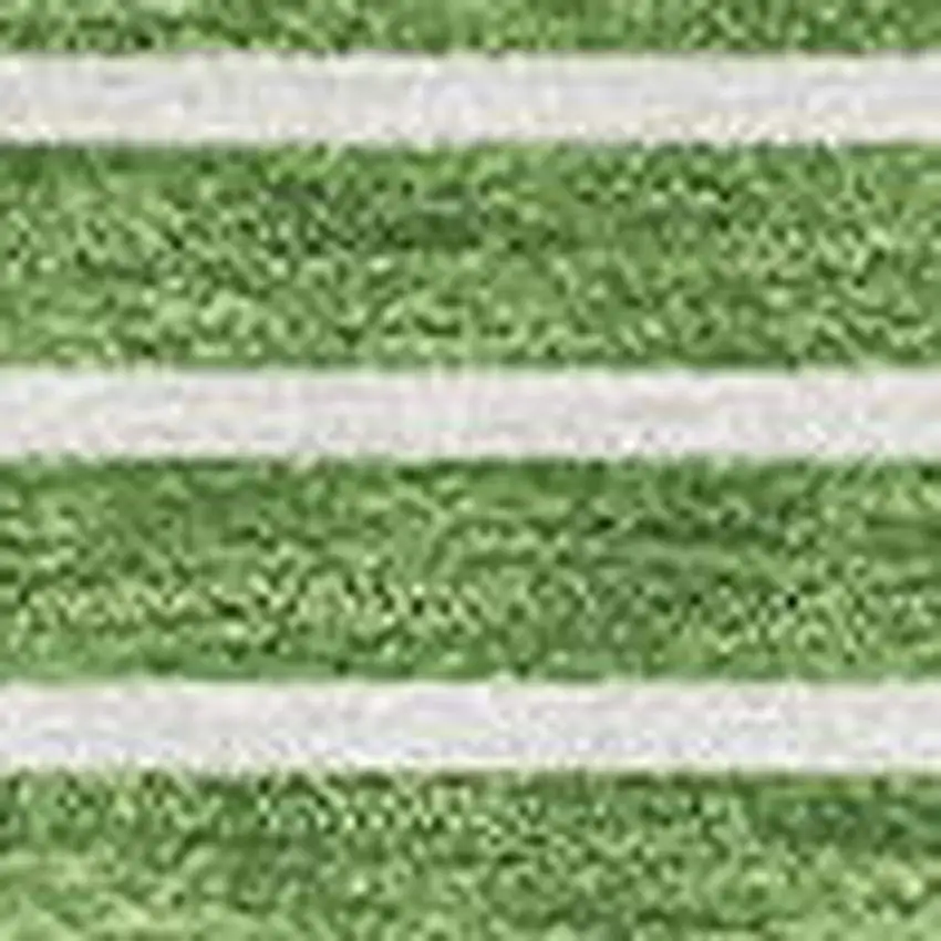 Green And Ivory Geometric Washable Area Rug With UV Protection Photo 2