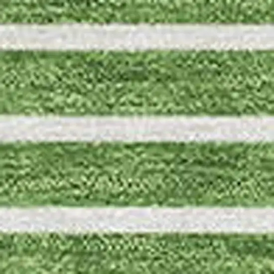 Green And Ivory Geometric Washable Area Rug With UV Protection Photo 2