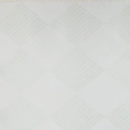 Green And Ivory Geometric Washable Area Rug Photo 3