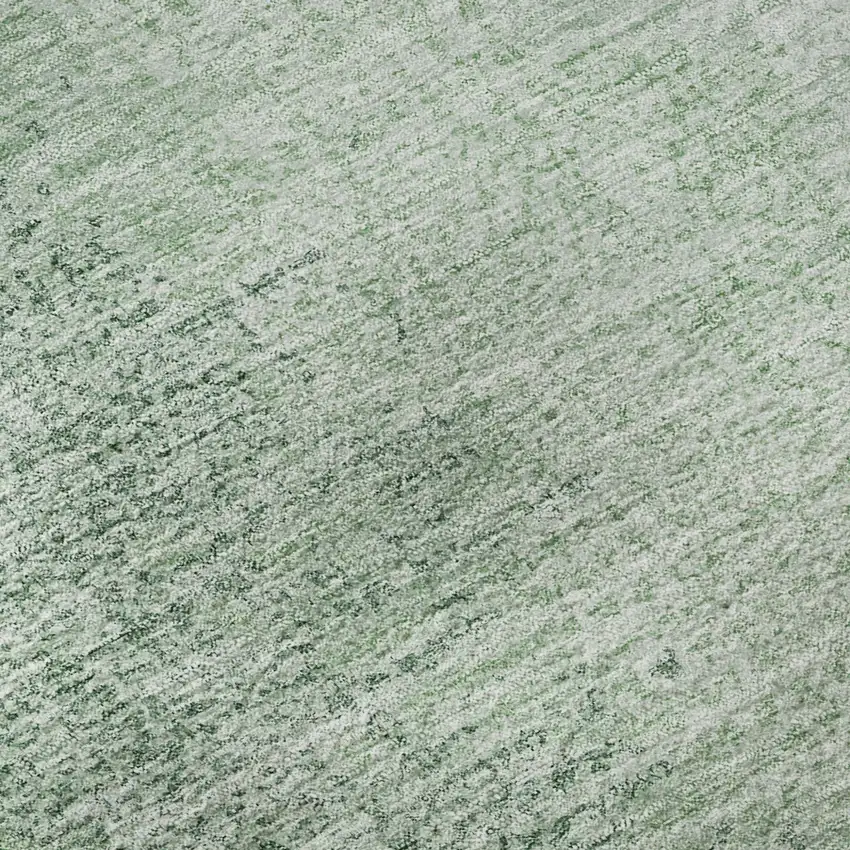 Green And Ivory Ombre Washable Area Rug With UV Protection Photo 7
