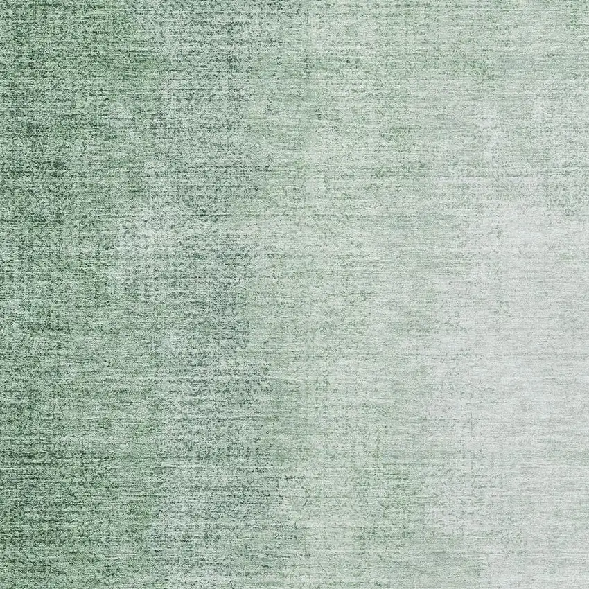 Green And Ivory Ombre Washable Area Rug With UV Protection Photo 3