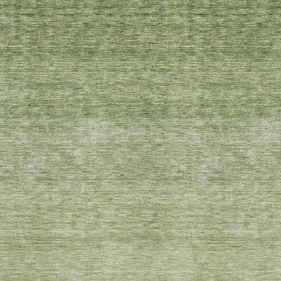 Green And Ivory Ombre Washable Area Rug With UV Protection Photo 3