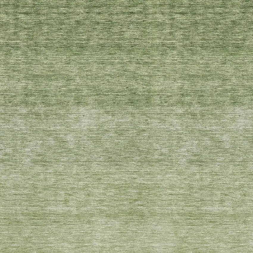 Green And Ivory Ombre Washable Area Rug With UV Protection Photo 3