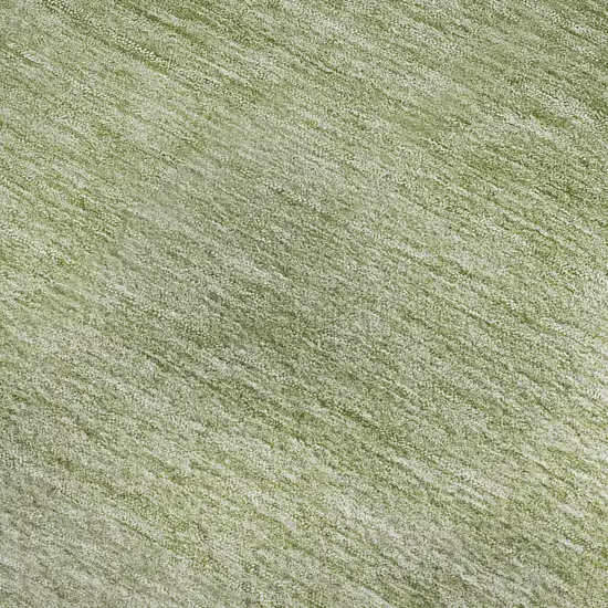 Green And Ivory Ombre Washable Area Rug With UV Protection Photo 2