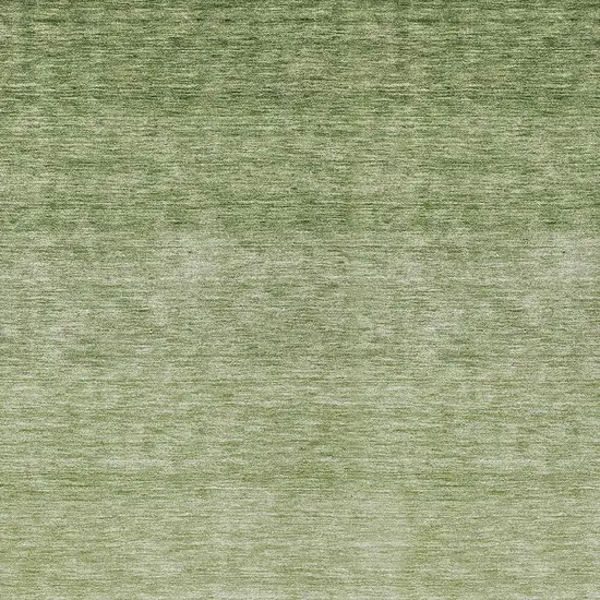 Green And Ivory Ombre Washable Indoor Outdoor Area Rug Photo 5