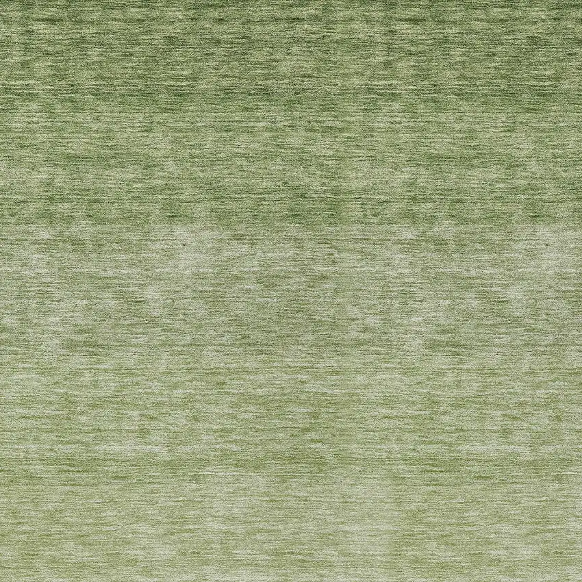 Green And Ivory Ombre Washable Indoor Outdoor Area Rug Photo 5